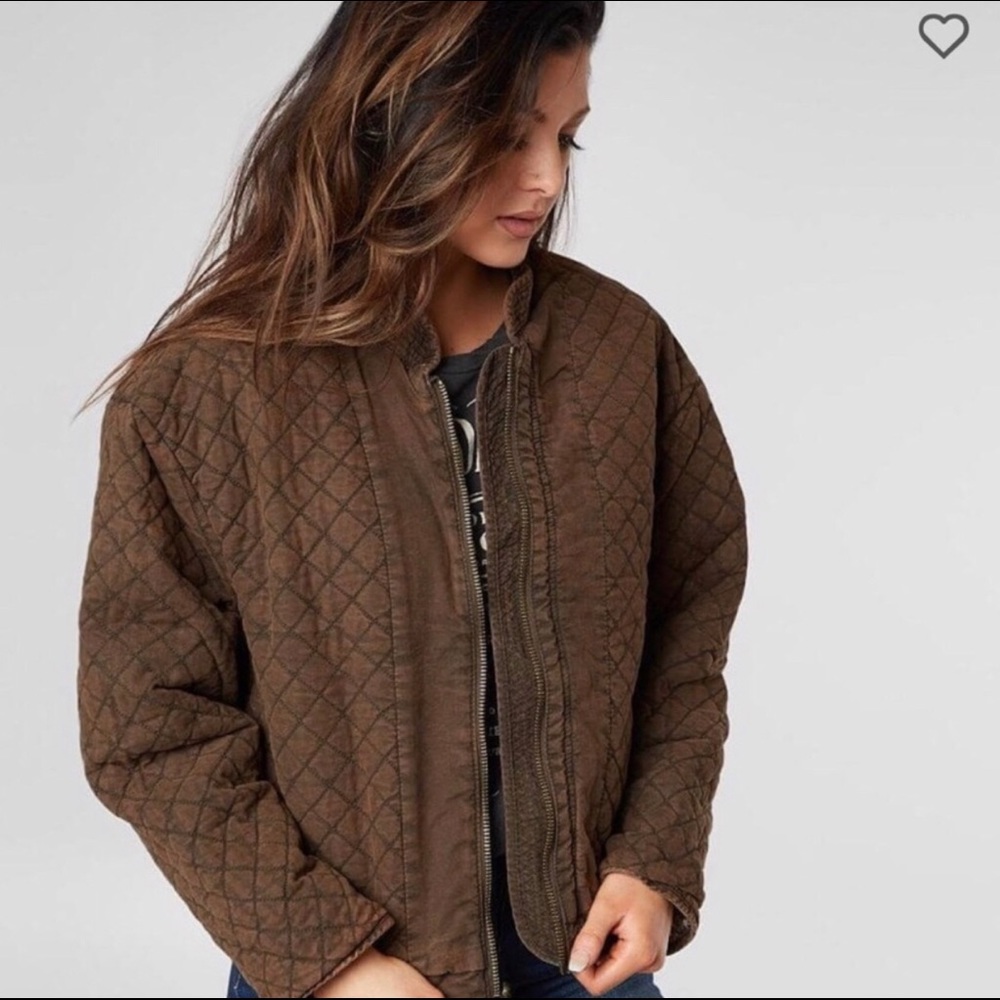 Free People Great Escape Dolman Quilted Jacket